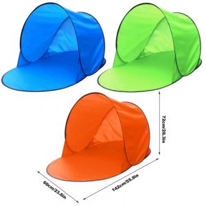 Tente De Plage Avec Sac De Rangement Pour Une Seule Personne Pop-Up Tente Instant Shade - Neuf