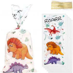 Lot De 50 Sacs De Fête Vides Pour Bonbons Et Bonbons Bleu Ciel Sacs À Bonbons Pour Fille Et Garçon Petits Sacs À Bonbons Avec Nuages Blancs Pour Anniversaire, Noël, Halloween - Neuf