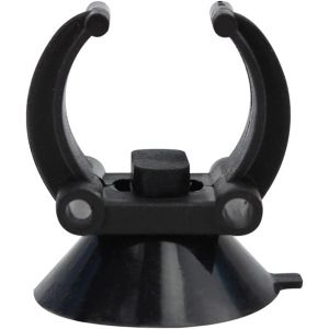 Support À Ventouse Pour Chauffage D'aquarium,Diamètre 3,4 Cm,Ventouses Avec Clips De 2,4 Cm,Supports En Plastique Et En Caoutchouc Pour Poissons Pour Aquarium,Noir - Neuf