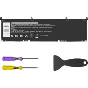 acdsgd-11.4V/86Wh 69KF2 Batterie d'ordinateur Portable pour Dell XPS 15 9500 9510 9520 Series, Precision 5550 5560 5570, G15 5510 5511 5520, pour Alienware M15 R3 R4 R5 R6 R7, M16 R1 Series - Neuf