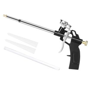 Pistolet à mousse PTFE, pistolet à mousse expansible PU, pistolet à calfeutrer, application de pulvérisation expansive de qualité robuste pour le calfeutrage, le remplissage et l'étanchéité - Neuf