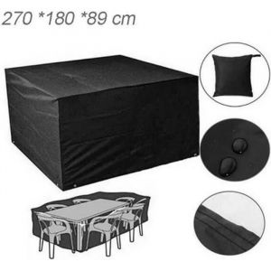 Leadgoods&reg; Housse De Protection Large Pour Salon De Jardin Carr&eacute; 4 Places. Bache De Protection, Salon De Jardin 270*180*89cm) - Neuf
