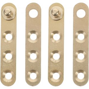 Charni&egrave;res en cuivre pour portes d'armoires de cuisine Charni&egrave;re pivotante universelle Rotation &agrave; 90&deg; et 360&deg; Petite charni&egrave;re cach&eacute;e pour armoires Quincaillerie de montage - Neuf