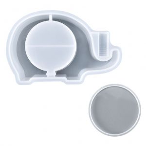Hjlian Moule En Silicone Pour Tirelires, Bricolage, Fait A La Main, Tirelire, Moule En Resine De Silicone, Boite De Rangement De Pieces De Monnaie, Moule De Moulage En Resine Epoxy De Silicone - Neuf