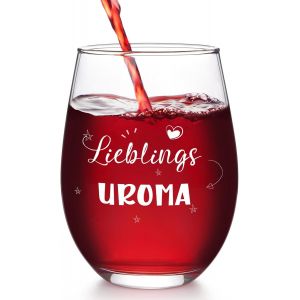 Verre À Vin Uroma Cadeau-Famille Préférée,Cadeaux Pour Noël,Tu Seras Uroma,17 Oz - Neuf