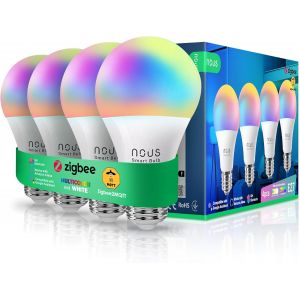 Kalanka-P3z Ampoule Intelligente Zigbee Rgb E27, Compatible Avec Alexa,Hue Bridge, Google Home, Home Assistant, 16 Millions De Couleurs, Contrôle Vocal Et Par Application, 2700-6500k - Neuf