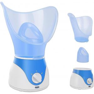 Appareil &Agrave; Vapeur Faciale Professionnel Pour Spa &Agrave; Domicile, Sauna Facial Nettoyant Les Pores, Sans Bpa, Brume Chaude Hydratante (Violet) - Yvan, Bleu - Neuf