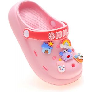 Kalanka-Fille Garçon Chaussons De Jardin Unisexes Pour Enfants Pantoufles D'été Antidérapantes Enfants Sabots Et Mules Chaussons De Jardin Douillets Maison Chaussures De Jardin - Neuf