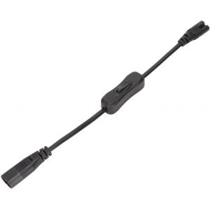 Cable Interrupteur C7 C8,Ralle d'alimentation,Câble d'alimentation C7 avec Interrupteur Accessoires O pour La Maison Iec 320 C8 vers Iec 320 C7 Câble Adaptateur D'Extension D'Alime - Neuf