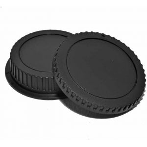 Corps d'appareil Photo et Bouchons d'objectif arrière,Compatible avec Les appareils Photo EF Mount 60D, 60DA,70D,77D,80D,100D,200D,300,300D, 300V,300X et objectifs à Monture EF ou EF-S - Neuf