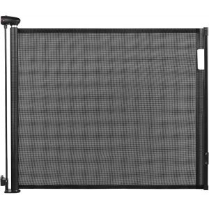 Yemaesre-Barrière De Sécurité Rétractable Pour Bébé, 0-140cm Barriere Retractable Enfant Et Chiens, Barriere De Securite Enroulable Pour Escaliers,Couloirs,Intérieurs Et Extérieurs - Neuf