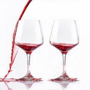 Lot De 2 Verre A Vin Plastique Incassables-440 Ml Verre A Pied,Verre A Vin Rouge,Verre A Vin Blanc,Pour Fêtes,Camping,Festivals,Pique-Niques - Neuf