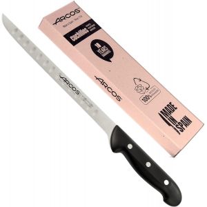 Couteau &Agrave; Jambon Professionnel Alv&eacute;ol&eacute;|Couteaux Cuisine Professionnels|Couteau &Agrave; Jambon Alv&eacute;ol&eacute; Couteaux Professionnel| Acier Inoxidable Nitrum 240 Mm (Couteau &Agrave; Jambon) - Neuf
