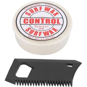 Accessoire De Planche De Surf En Paraffine Antid&eacute;rapante Portable Skateborad Avec Peigne &Agrave; Cire.[B1902] - Neuf