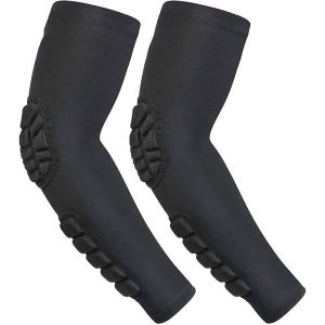 Manchons De Compression Bran Avec Support Rembourr&eacute; Pour Coude Et Avant-Bras &iquest; Lot De 2 Pour Le Sport Et La Protection Des Articulations - Neuf
