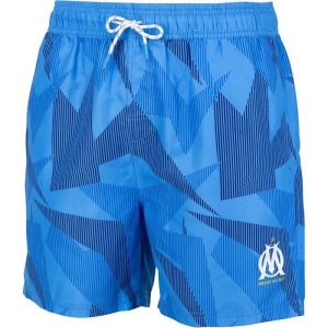 S - Short De Bain - Olympique De Marseille - Om - Polyester - Taille Homme - Couleur Bleu - Neuf