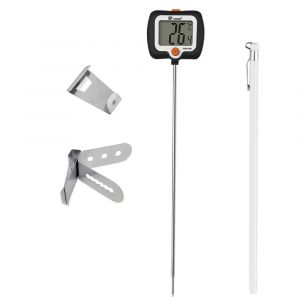 KAL-Testeur De Température De Lait Numérique Lcd Avec Longue Sonde, Thermomètre À Bonbons De Haute Précision, Multifonction, Pour Aliments Et Viandes Pour Griller - Neuf