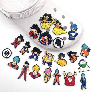 Lot De 22 Breloques Pour Chaussures Crocs, Th&egrave;me Dragon Ball, Pour D&eacute;coration De Sabots, Sandales, Accessoires, Cadeaux - Neuf