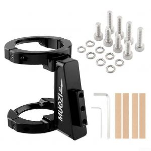 Support De Velo Pliant Brompton Avec 8 Vis Et Autocollants De Protection (Noir) - Neuf