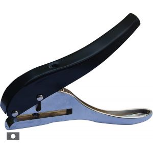 Perforatrice robuste &agrave; trous circulaires de 6,35 mm (1/4 pouce) pour papier et cartes PVC - Neuf