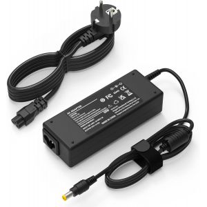 90 W Chargeur pour Ordinateur Portable Acer Aspire 3 5 E15 E17 ES15 ES17 V5 V3 E3 E5 F5 F15 5750G 7750G 7741G E5-575 E5-571 E5-573 F5-573G PA-1900-86 19 V Chargeur Adaptateur PC 4,74 A (5,5 x 1,7 mm) - Neuf