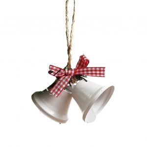 Pendentif Cloche D'arbre De Noël Avec Ficelle Unique Bowknot En Métal Conception Pour Les Cadeaux De Fête De Noël - Neuf
