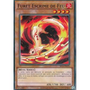 Carte Yu-Gi-Oh - Furet Escrime De Feu - Sr14-Fr020 - Neuf