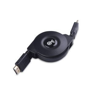 VornixorSarlshop-C&acirc;ble HDMI r&eacute;tractable avec support HDR et r&eacute;solution 4K 60Hz - 1m - Neuf