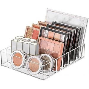 Organiseur de palette de fards à paupières, élégant support de rangement de palette de maquillage divisé en 7 sections pour tiroir de maquillage de vanité de cosmétiques de salle de bain - Neuf