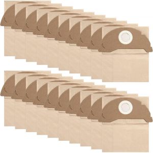 CHENG-20 Pi&egrave;ces Sac Aspirateur pour K&auml;rcher WD2 MV2 WD 2.200 WD2250 A2004 A2054 A2099 6.904-322.0,Sac Aspirateur Karcher WD2,Sacs R&eacute;utilisables,Remplacer les Sacs &agrave; Poussi&egrave;re en Papier - Neuf