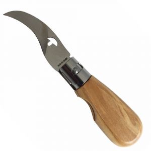 Couteau De Poche Sp&eacute;cial Champignon Olivier - Neuf