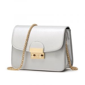 Petit sac à bandoulière pour femme, sac à bandoulière en PU, sac à bandoulière de mariage, sac à bandoulière argenté - Neuf