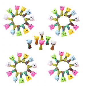 Lot de 50 figurines de jeu amusantes et amusantes de elfes rebondissants de dessin anim&eacute;, figurine de rebond de dessin anim&eacute; mixte &eacute;l&eacute;gante, poup&eacute;e sautante de dessin anim&eacute; pour les f&ecirc;tes - Neuf