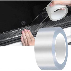 Film De Protection Transparent Pour Voiture, Film Protecteur Universel Pour Seuil De Porte De 5 Cm X 10 M, Film Auto-Adhésif Pour Voiture - Neuf