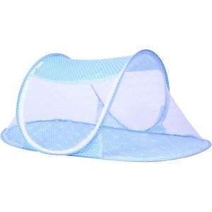 Kal-Moustiquaire Pour Lit De Bébé, Moustiquaire Pliante Pour Bébé Literie Pour Bébé Portable Moustiquaire Pour Bébé Pour Les Fournitures D'été Pour Enfants B (Bleu 110 * 65 * 60cm), Ljj2067 - Neuf