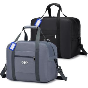 Nzqaf-2x Bagage Cabine 45x36x20 Easyjet Tui Airways Sac De Voyage Pliable Sac De Cabine Avion Rangement Bagage Portable Organisateur - Neuf
