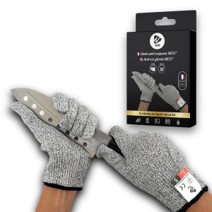 Gants Anti-Coupures Professionnels Haute Protection Garantie &agrave; Vie|Meilleure S&eacute;curit&eacute; contre les Blessures en Cuisine|Huitres Mandoline Viande Boucher Poisson Certifi&eacute; CE Niveau 5 (1 Paire).[H87] - Neuf