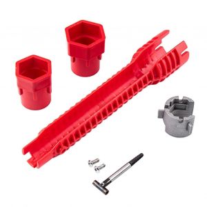 8 en 1 double tête pour robinet évier installateur outil clé de plomberie ensemble multi-usages - Neuf