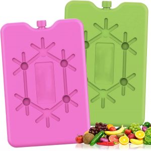 Lot De 2 Blocs R&eacute;frig&eacute;rants Pour Sac Isotherme De 200 Ml-Pour Sac Isotherme Et Glaci&egrave;re-Extra Fins Et Longue Capacit&eacute; De Refroidissement Pour Les D&eacute;placements.[B2222] - Neuf