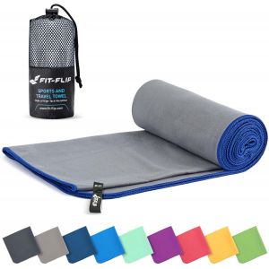 Kalanka-Serviette Microfibre - Pour Le Sport, Musculation Et La Piscine - Compacte, Ultra-L&eacute;g&egrave;re Et Rapidement S&egrave;che - Parfait Pour Natation, Plage Et Voyage - Neuf