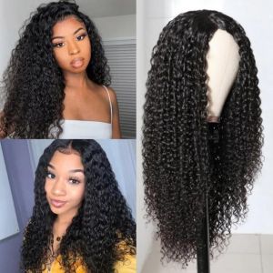 Perruque Bouclee Ondulee, Cheveux Humains Longs, Perruque Bouclee Pour Deguisement, Pour Soiree Cosplay - Neuf