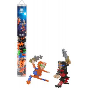 100 Briques de Construction avec Tube de Rangement Tube Ninjas 100 Pi&egrave;ces Jeu de Construction Enfant D&egrave;s 5 Ans Jouet &Eacute;ducatif et Ludique pour Fille et Gar&ccedil;on PP4307 - Neuf