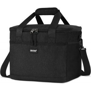 Tzf-Sac Isotherme Repas 24l, Pliable Et Portable Glaciere Souple Lunch Box Isotherme, Sac Repas Isotherme Lunch Bag Lacière Pour Le Travail L'école Le Pique-Nique Les Voyages - Neuf