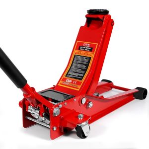 MEVRONISSHOP-HYCHIKA Cric de Course en Acier, avec Pompe de Levage Rapide &agrave; Double Piston, capacit&eacute; de 3 tonnes (6 600 LB) - Neuf