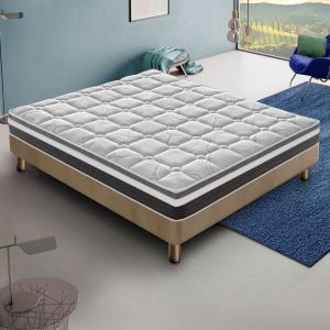 Matelas Mousse 140x190 cm ANNA - Accueil M&eacute;moire De Forme - Epaisseur 20 Cm - Neuf