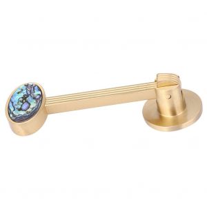 Poignees de style chinois, boutons ovales massifs suspendus, poignees de tiroir d'armoire, accessoires de meubles, coquille coloree - Neuf