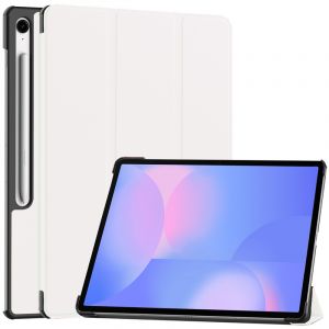 Etui Samsung Galaxy Tab S10 Lite 5G Smartcover pliable blanc avec stand - Housse coque de protection Samsung Galaxy Tab S10 Light 5G - Accessoires tablette pochette XEPTIO : Exceptional Smart case ! - Neuf