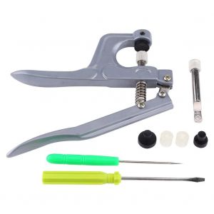 Attache Pince &agrave; pression bouton 350pcs T5 R&eacute;sine en plastique Presse Stud Outil de poin&ccedil;onnage Kit - Neuf