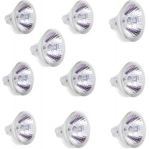 Kal-Ampoules Mr11 Gu4 20w Halogène Lampe 12v Réflecteur Spot Dimmable Blanc Chaud 2800k Angle De Faisceau 30° Halogène Pour Spots Encastrés, Éclairage D'armoire Salon, Couloir - Neuf