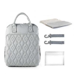 Sac À Dos À Langer Grande Capacité, Multifonctionnel, Imperméable, En Polyester, Pour Vêtements De Bébé Et Couches. - Neuf